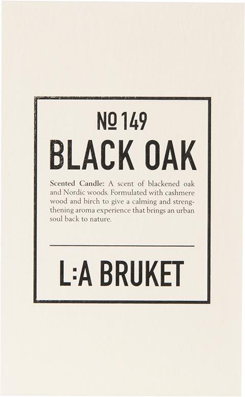 L:A Bruket Tuoksukynttilä Black Oak 260g 
