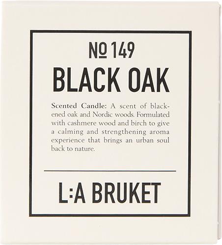 L:A Bruket Doftljus Black Oak 50g 