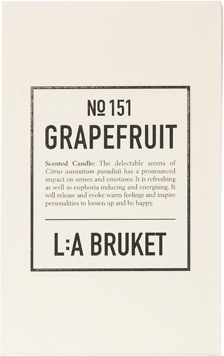 L:A Bruket Doftljus Grapefruit 260g 