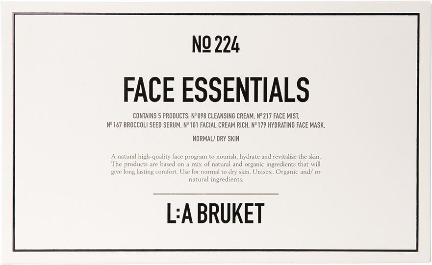 L:A Bruket Face Essentials Normal/Torr Hy 5 x 10 ml           