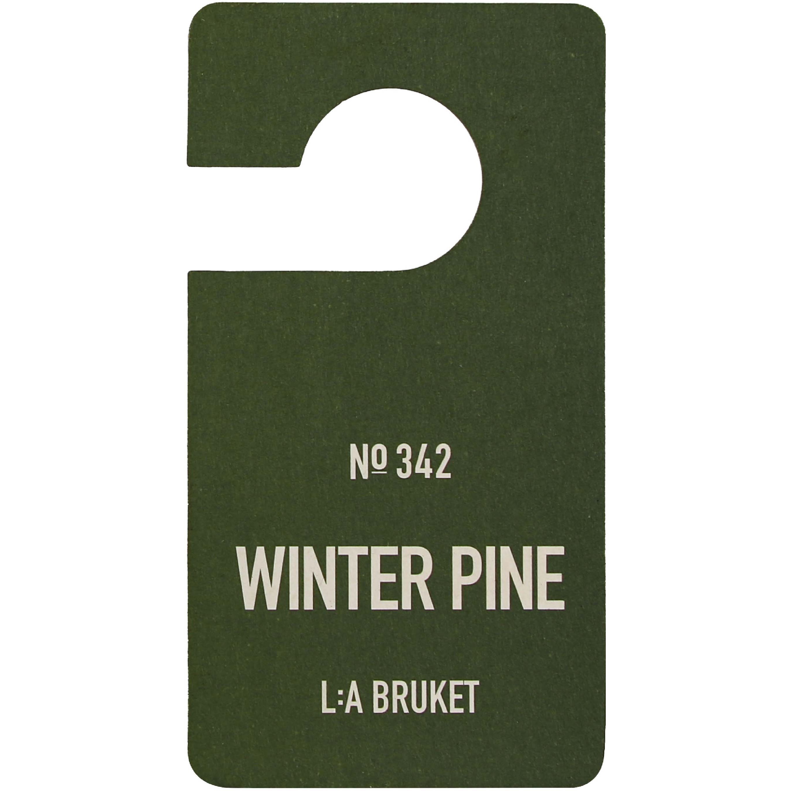 L:a Bruket Fragrance Tag - 342 Winter Pine