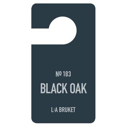 L:A Bruket Fragrance tag Black Oak