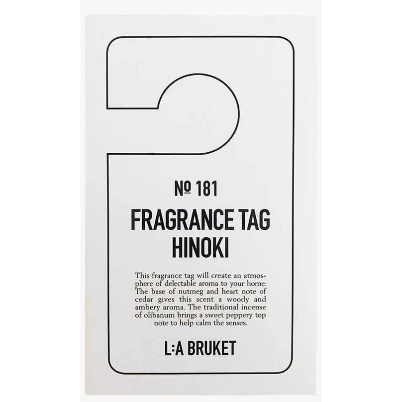 Läs mer om L:A Bruket Fragrance tag Hinoki