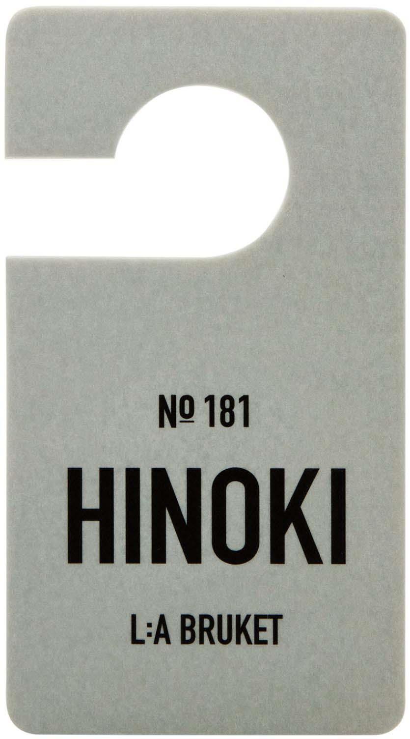 L:a Bruket Fragrance Tag 181 Hinoki