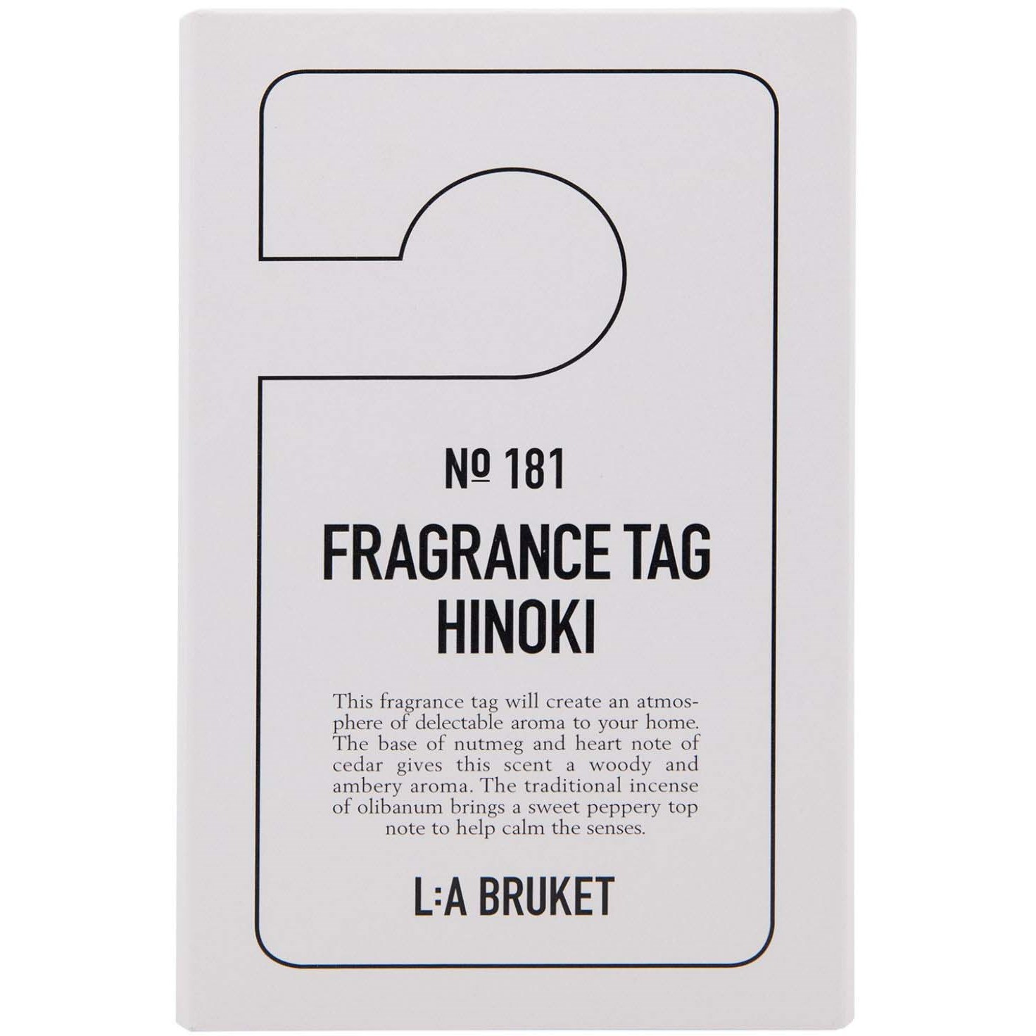 L:a Bruket Fragrance Tag 181 Hinoki (obrázok 3)