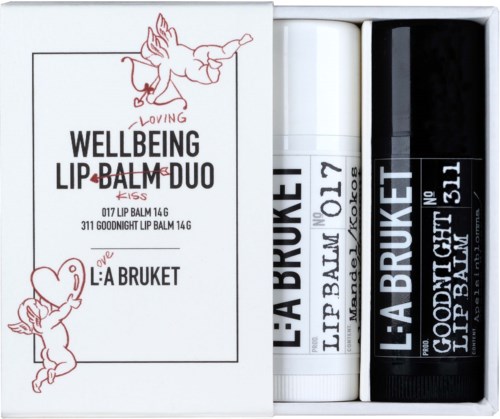 L:a Bruket Gift Box Valentine Lip Balm Duo