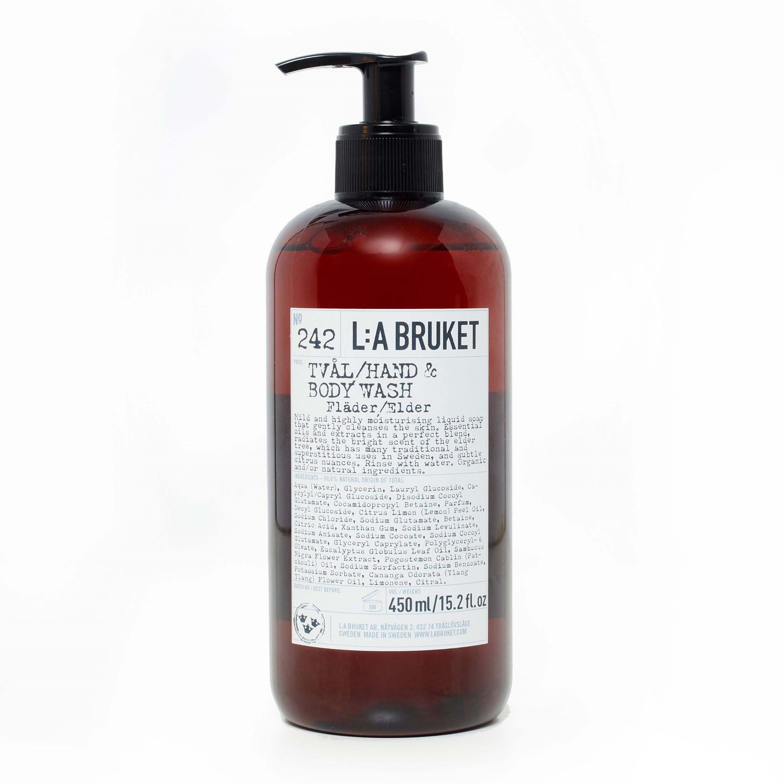 L:a Bruket Hand & Body Wash 242 Elderflower CosN 450 ml billede