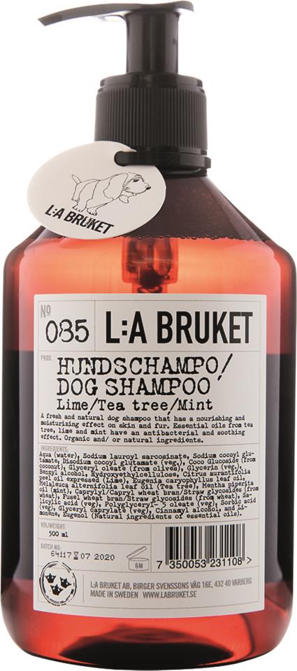 L:A Bruket Hundschampo Lime/Tea-Tree/Mynta 500ml