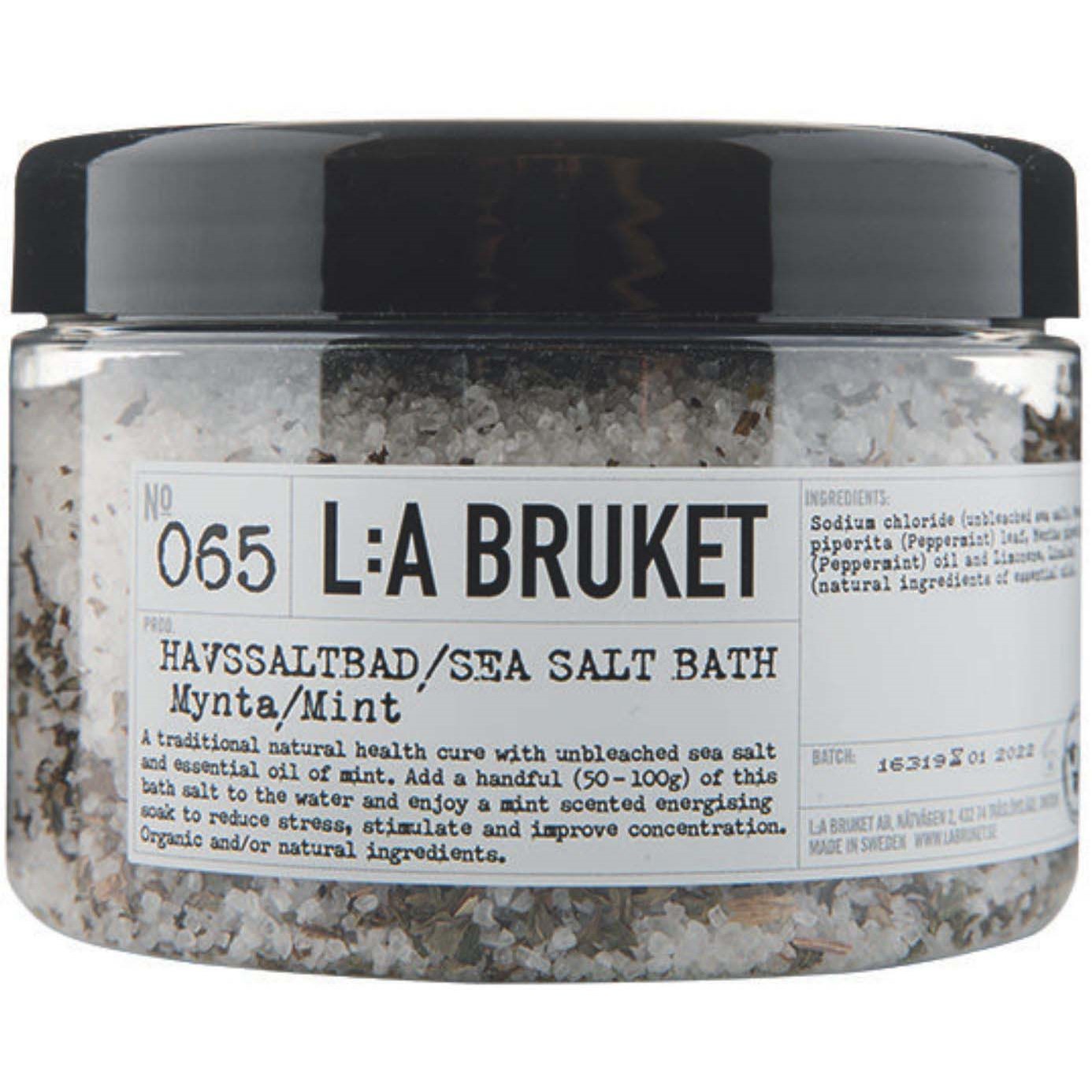 L:a Bruket Sea Salt 065 Bath Mint 450 g billede