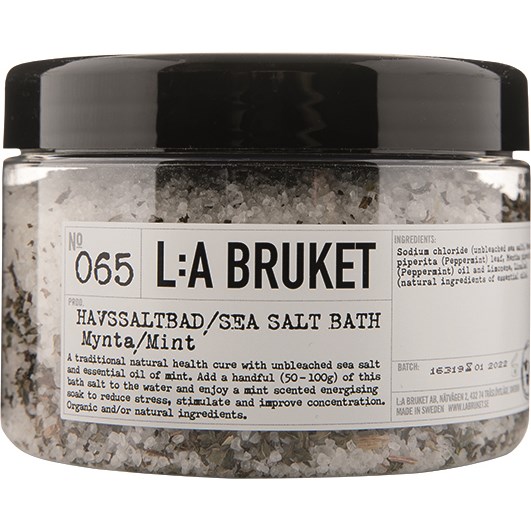 L:A Bruket Saltbad Mynta 450 g