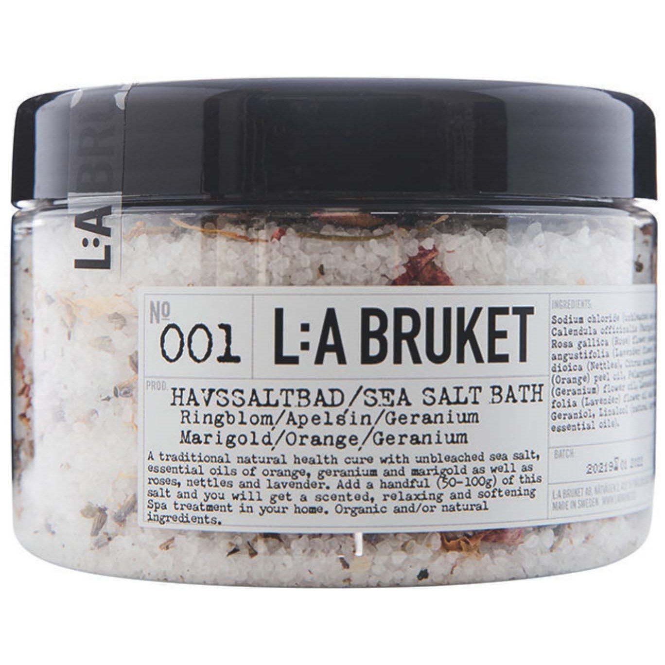 L:a Bruket Sea Salt 001 Bath Marigold/Orange/Geranium 450 ml billede