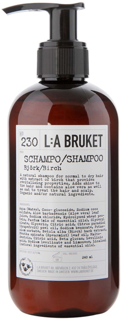 L:a Bruket 230 Shampoo Birch 240 ml