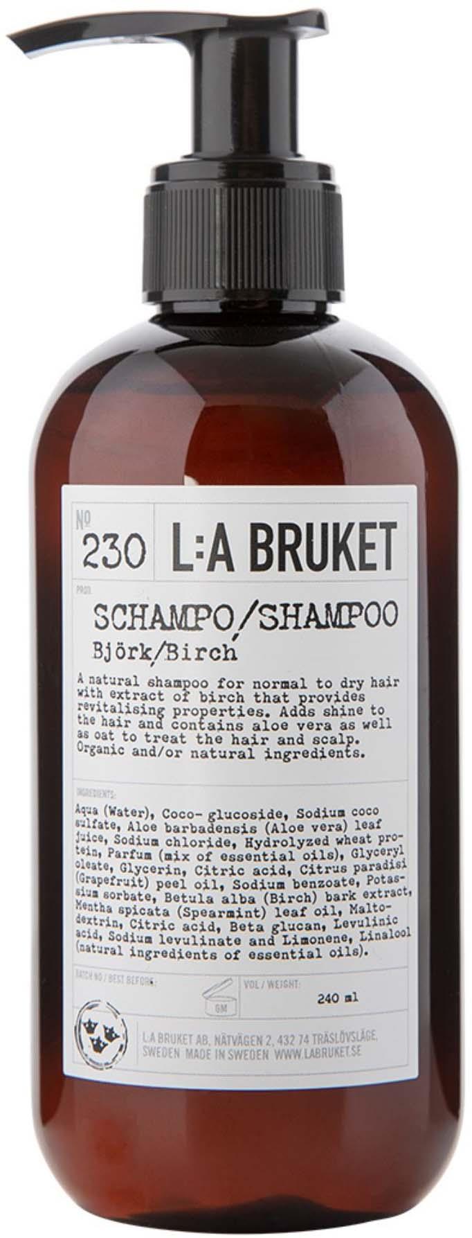 L:a Bruket 230 Shampoo Birch 240 ml