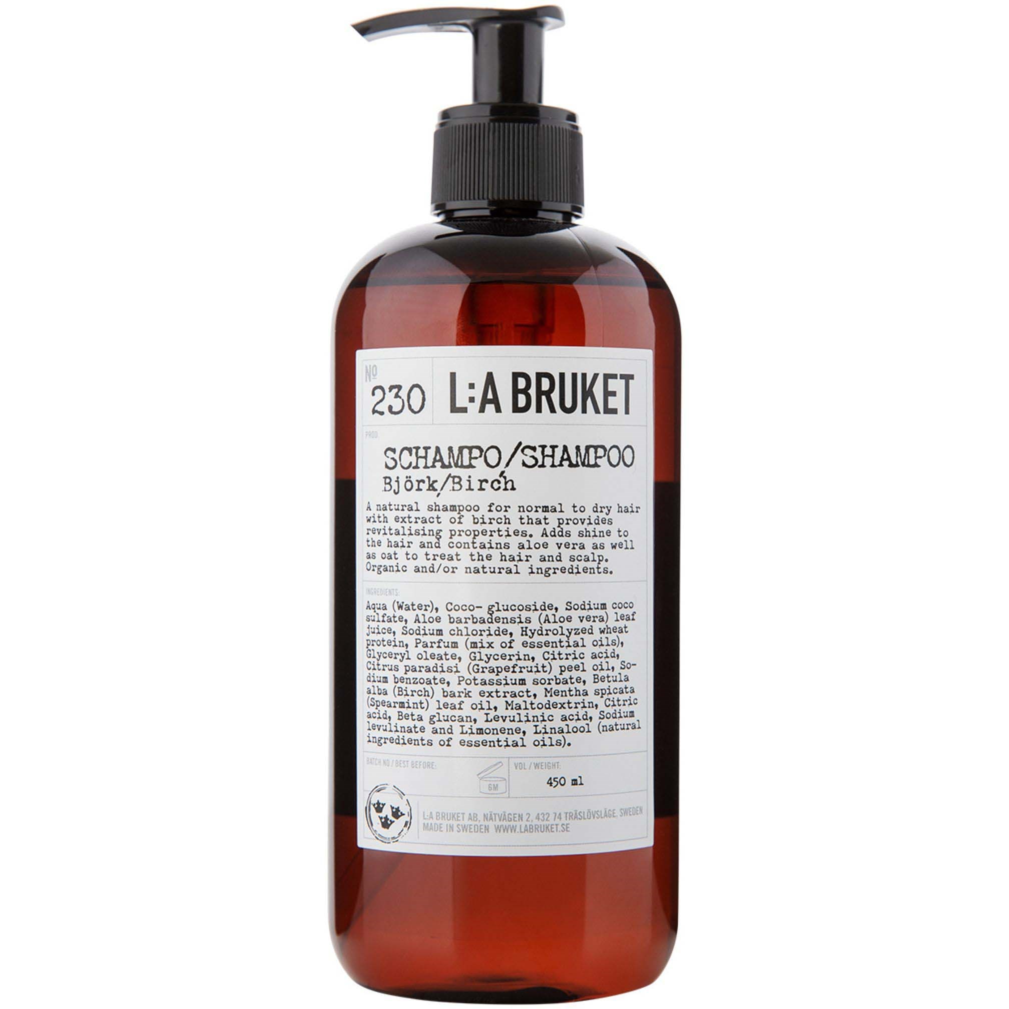 Zdjęcia - Szampon L:a Bruket 230 Shampoo Birch 450 ml