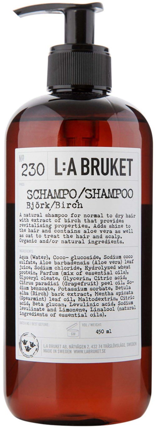 L:a Bruket 230 Shampoo Birch 450 ml