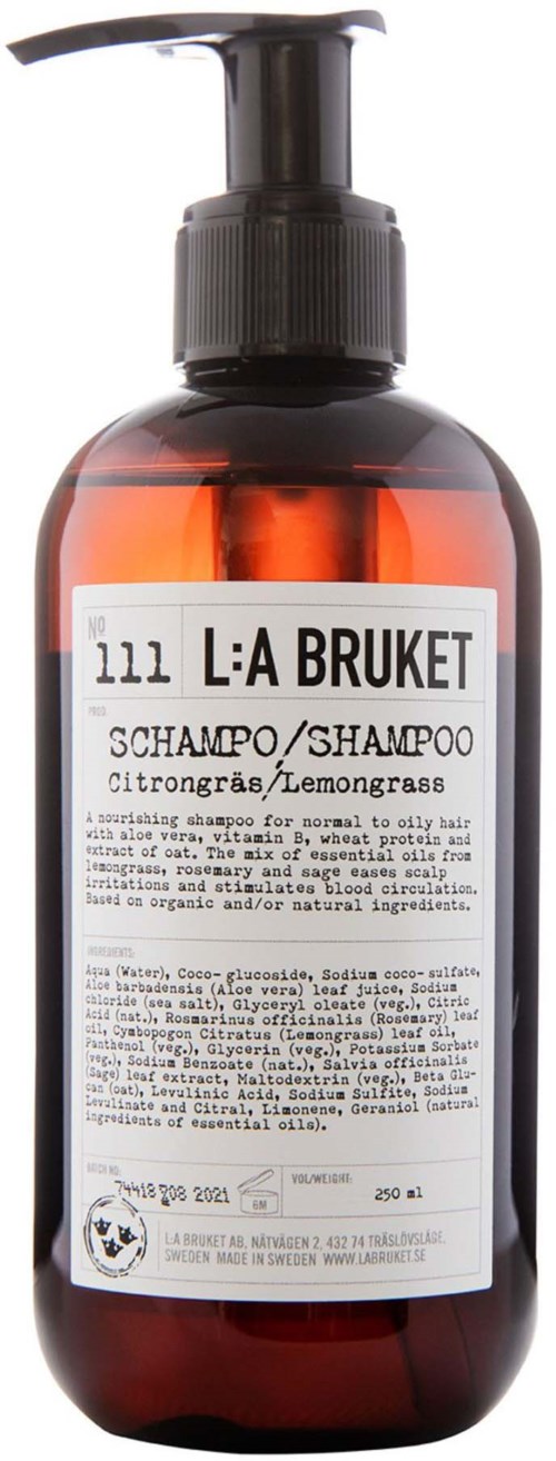L:a Bruket 111 Shampoo Lemongrass 240 ml