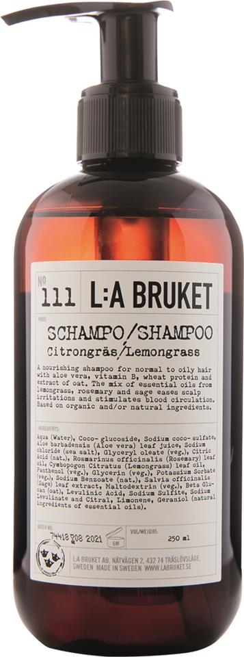 L:A Bruket Shampoo Citrongräs 250ml 