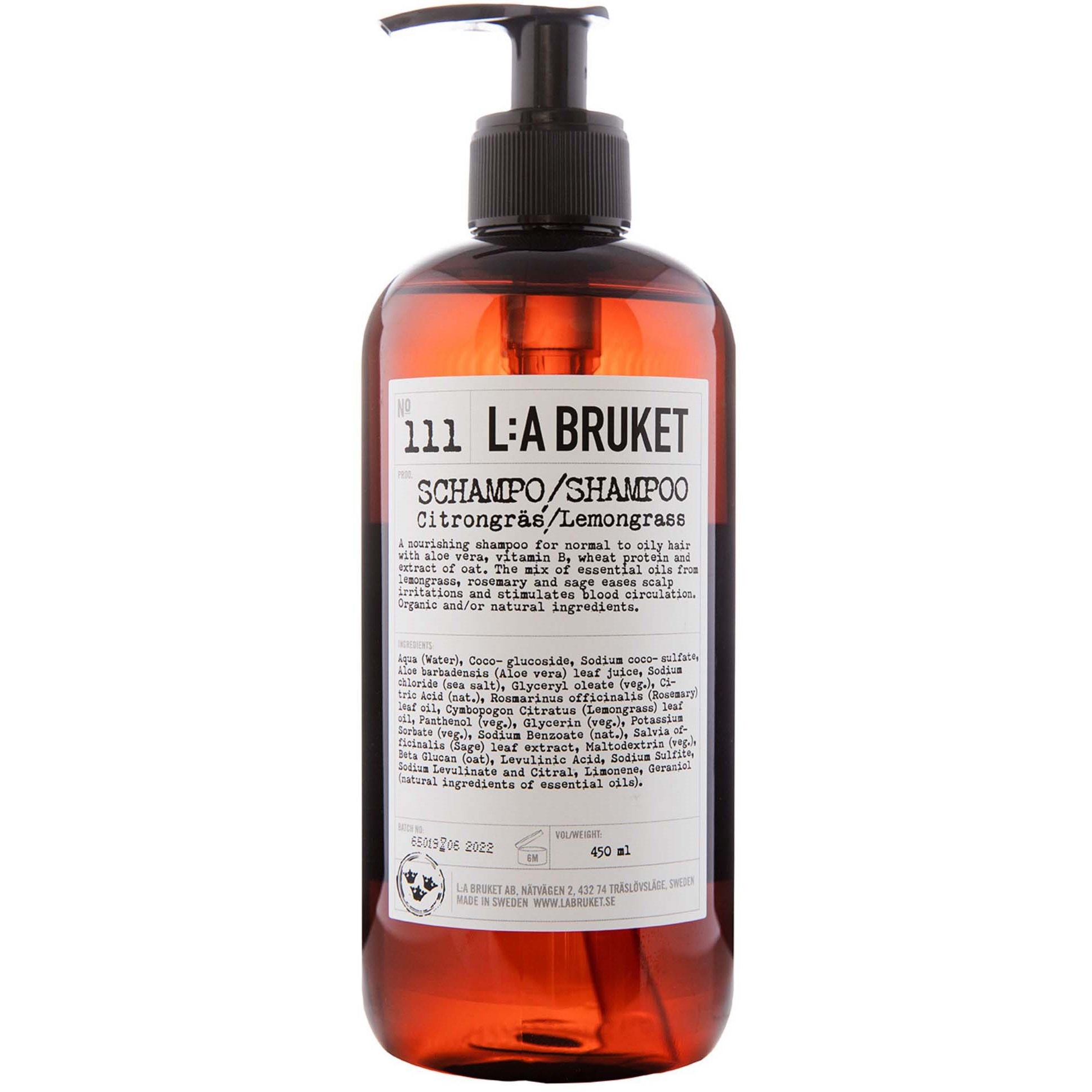 L:a Bruket 111 Shampoo Lemongrass 450 ml billede