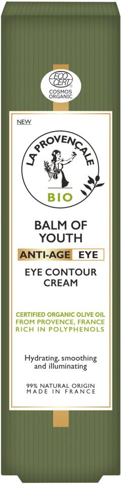 La Provencale Bio Balm of Youth Anti-Age Eye Contour creme 1