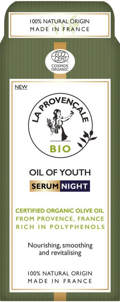 La Provencale Bio Oil of Youth Night Serum 30 ml