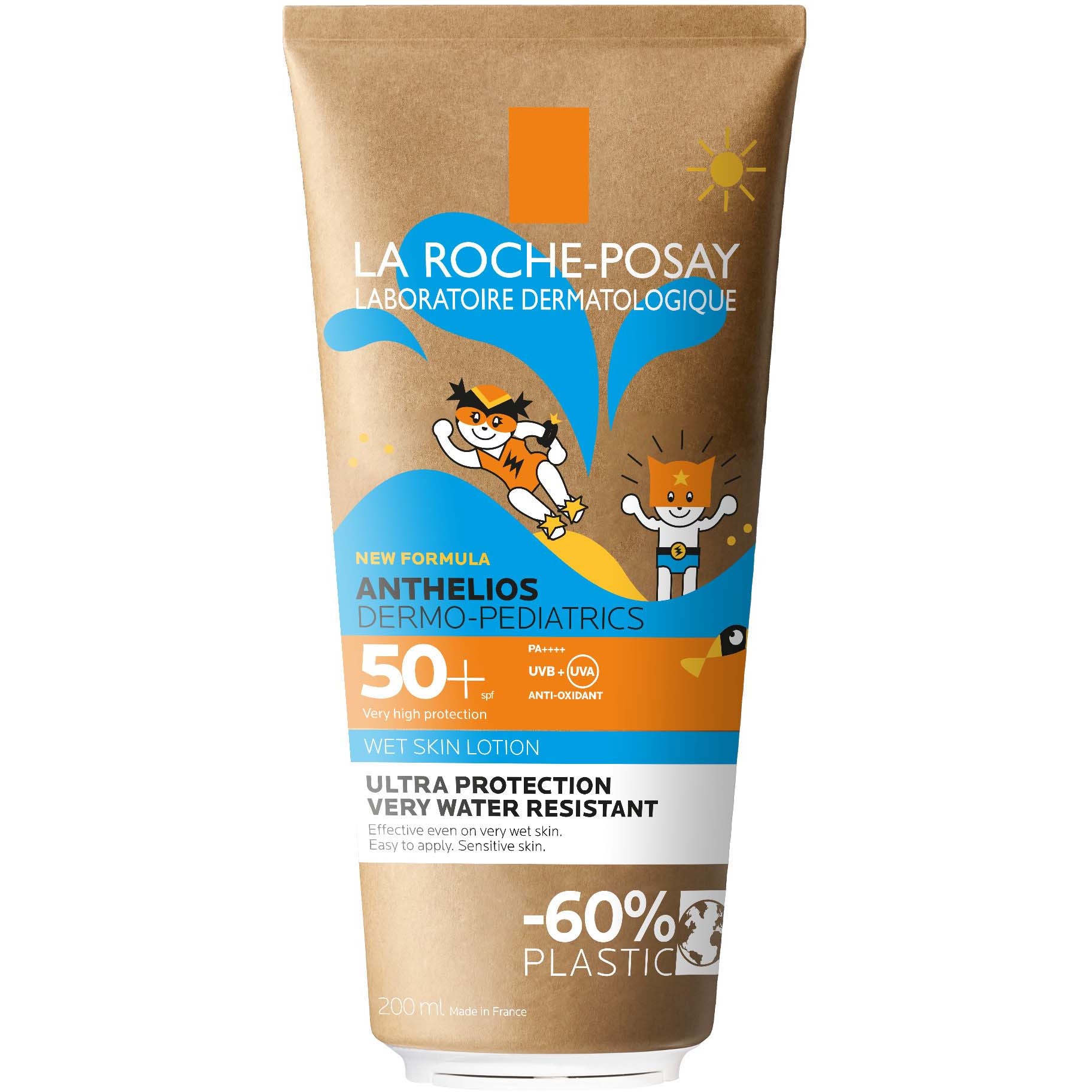 La Roche-Posay Anthelios Kids Wet Skin SPF50+ 200 ml billede