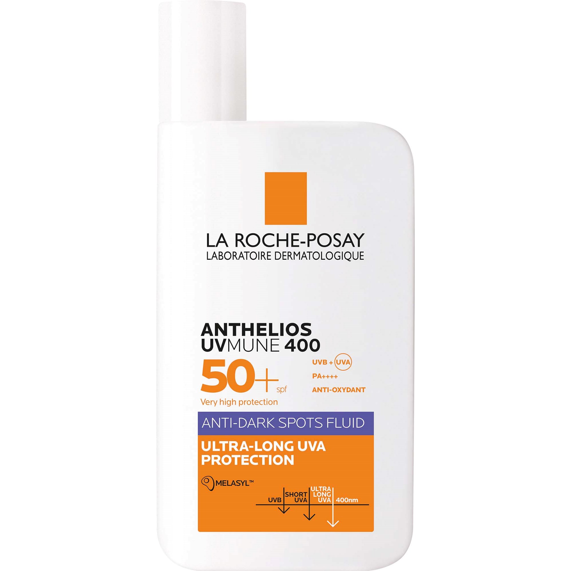 La Roche-Posay Anthelios Uvmune 400 Anti-dark Spots Fluid SPF50+ billede