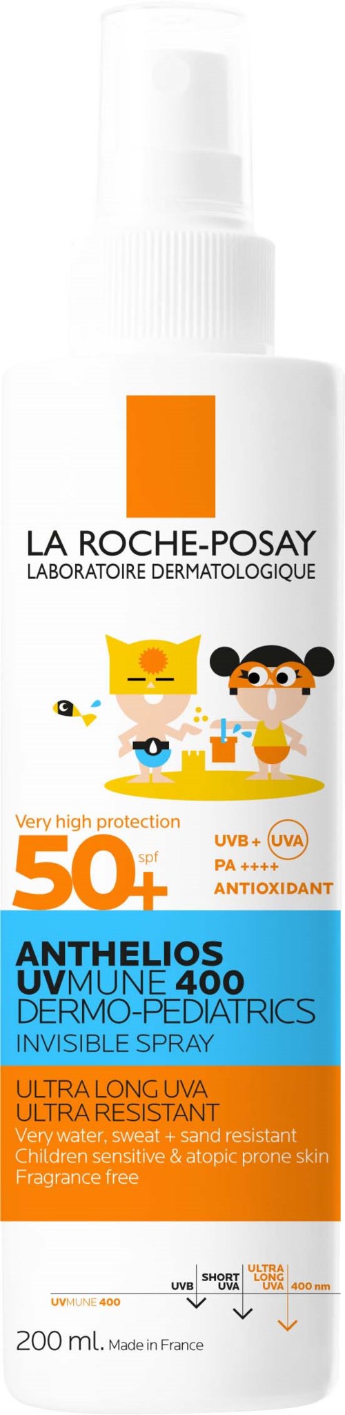 La Roche-Posay Anthelios Uvmune 400 Kids Invisible Spray Spf50+ 200 ml