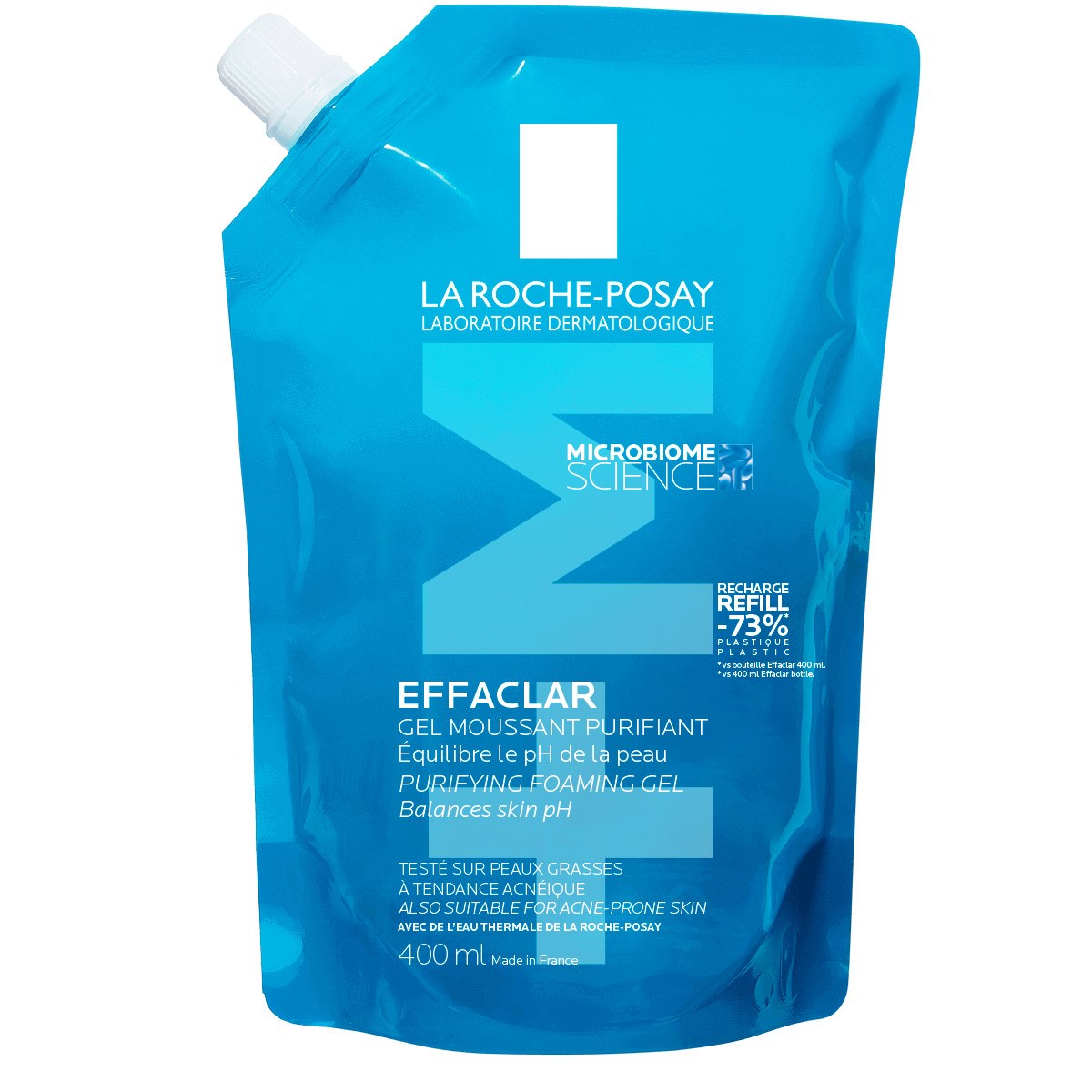 Läs mer om La Roche-Posay Effaclar Cleansing Gel +M Refill 400 ml