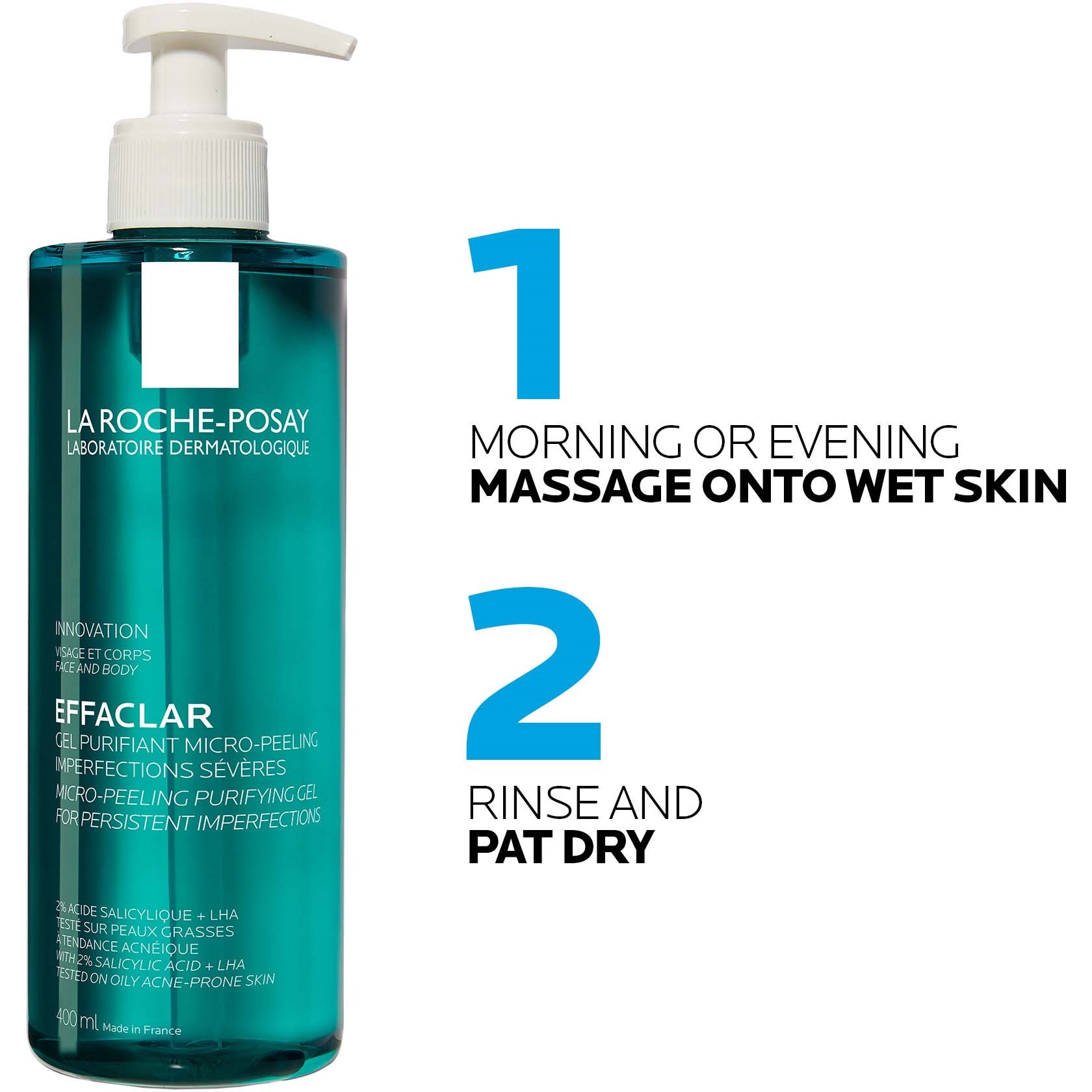 La Roche-Posay Effaclar Micro-Peeling Gel 400 ml (obrázok 4)