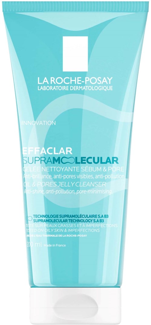 Laroche-Posay Effaclar Reinigungsgele in einer hellblauen Tube mit weißen Texten.