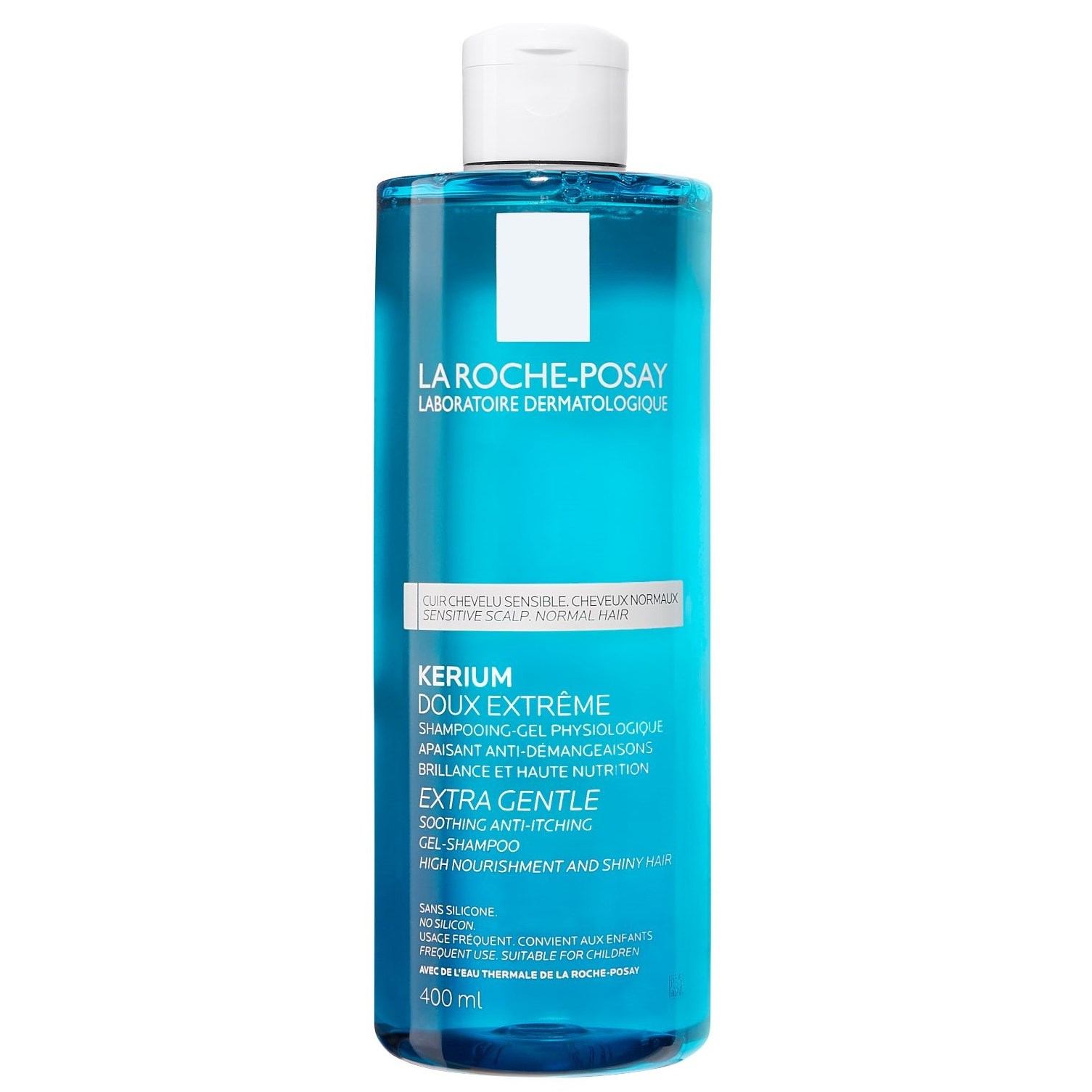 La Roche-Posay Kerium Extra Gentle Fysiologisk Shampoo, 400 ml.