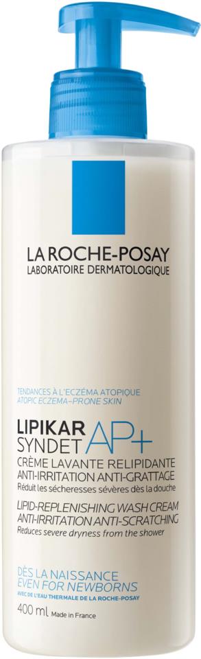 La Roche-Posay Lipikar Syndet  AP+ suihkuvoide erittäin kuivalle ja ärtyneelle iholle 400 ml