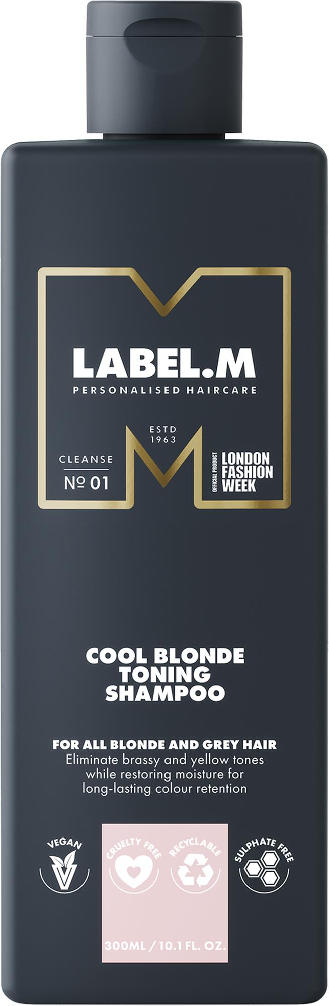 label.m Cool Blonde Toning Shampoo 300 ml