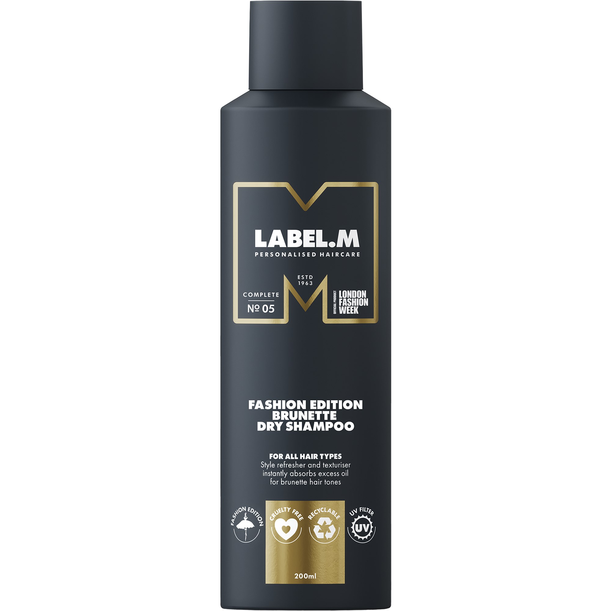 label.m Fashion Edition Brunette Dry Shampoo 200 ml