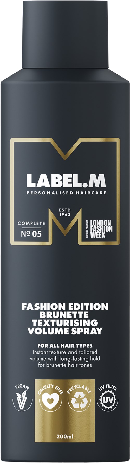 label.m Fashion Edition Brunette Texturising Volume Spray 200 ml