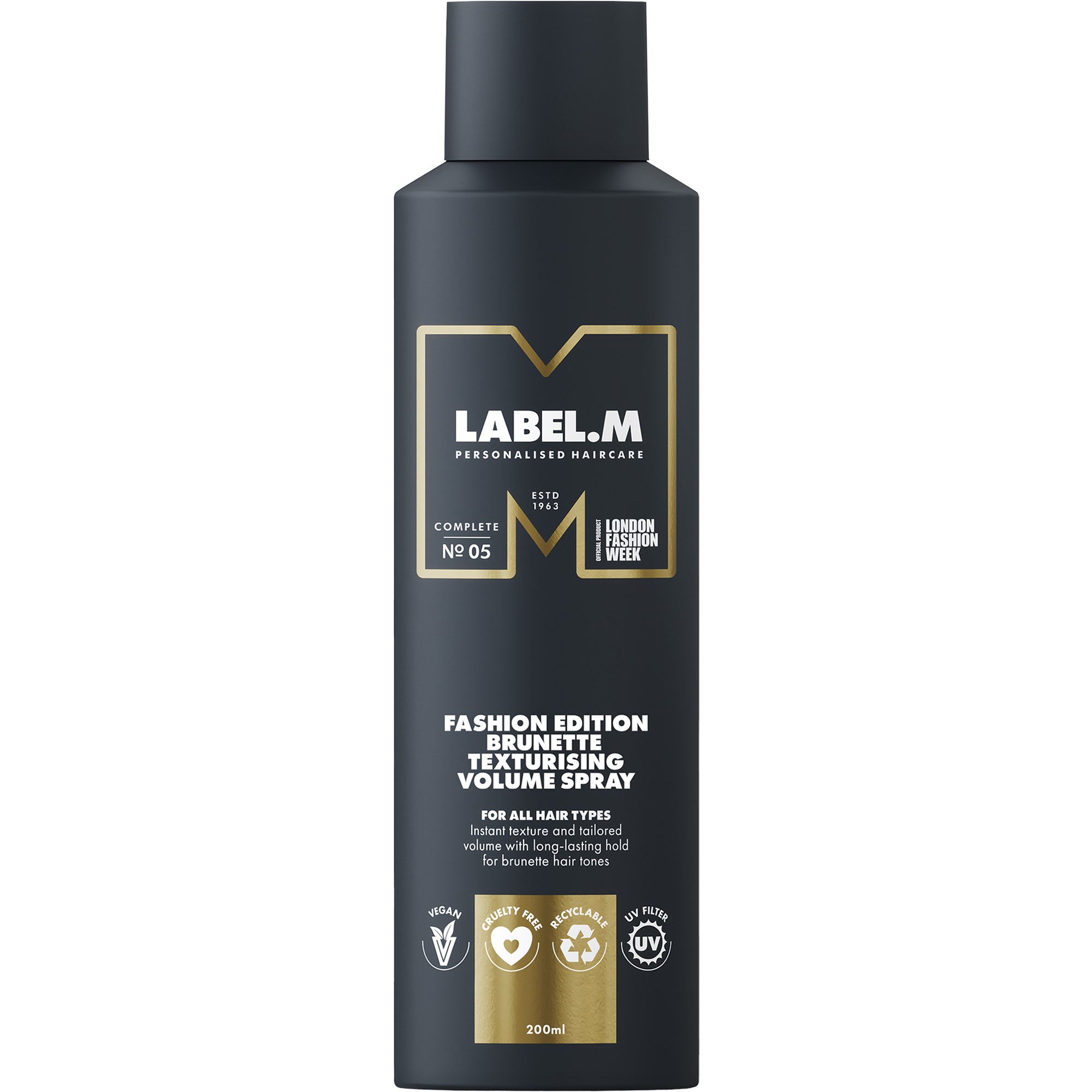 label.m Fashion Edition Brunette Texturising Volume Spray 200 ml