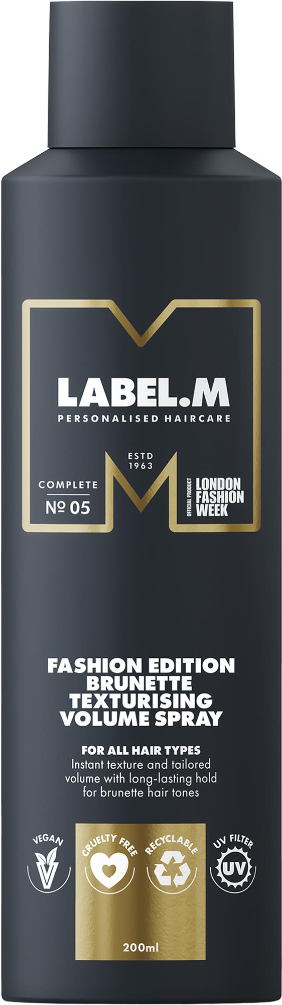 label.m Fashion Edition Brunette Texturising Volume Spray 200 ml