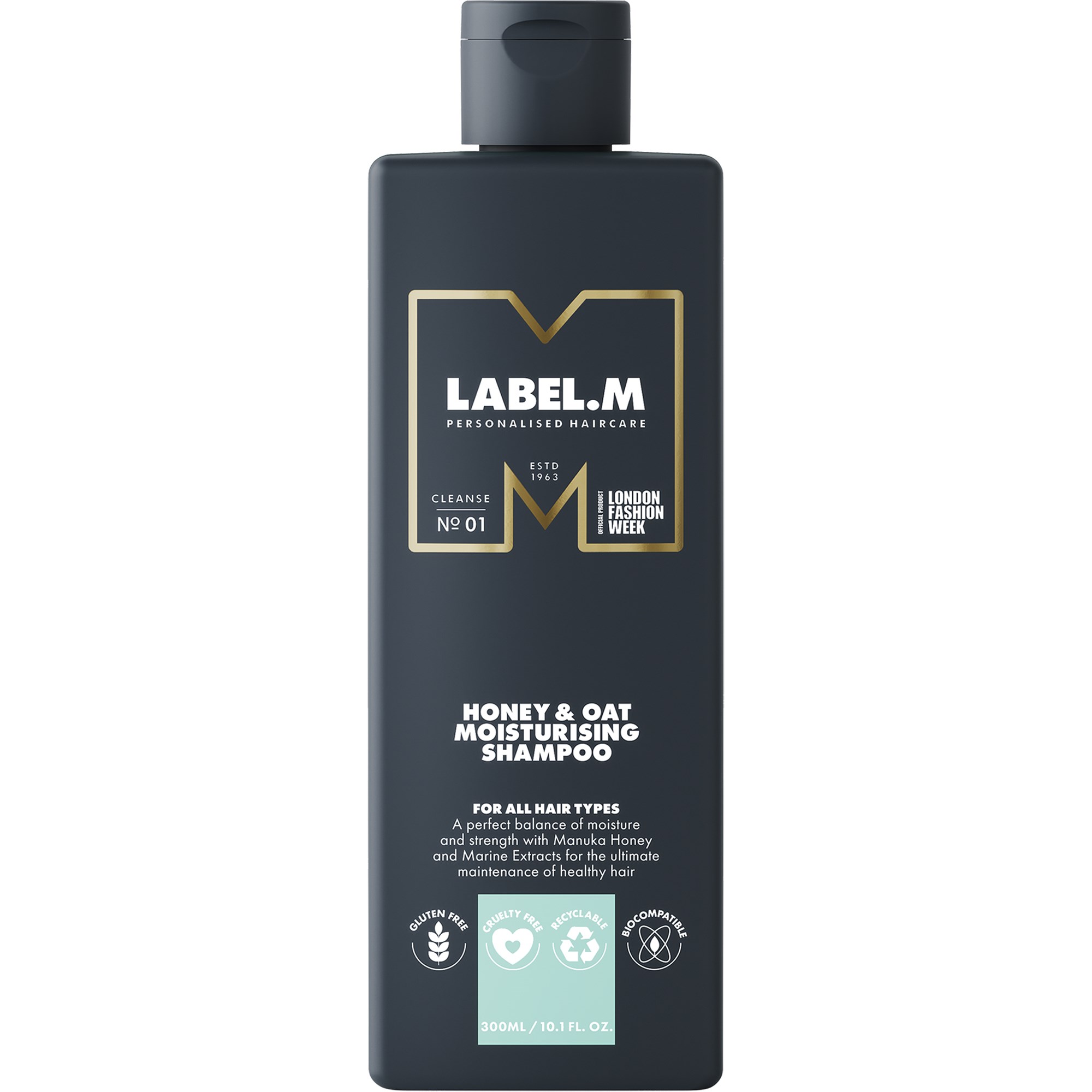 label.m Honey & Oat Moisturising Shampoo 300 ml
