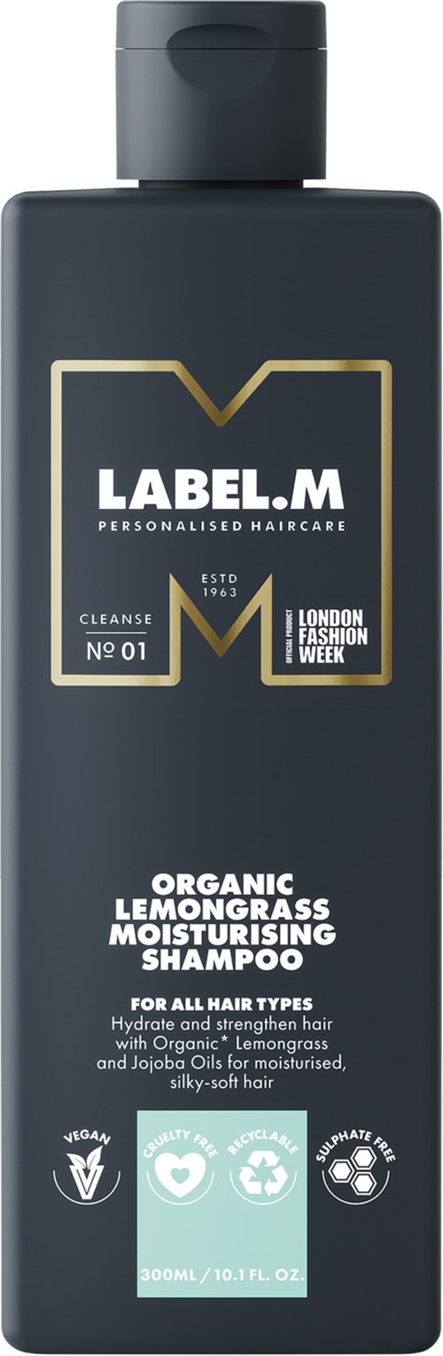 label.m Organic Lemongrass Moisturising Shampoo 300 ml