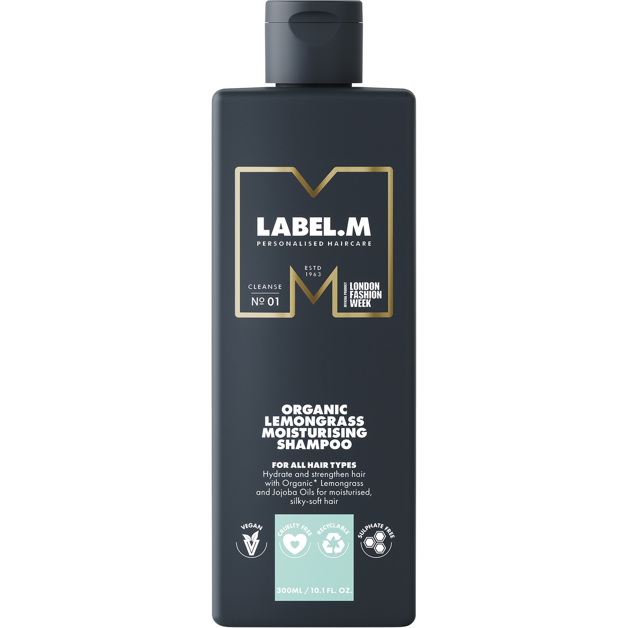 Läs mer om label.m Organic Lemongrass Moisturising Shampoo 300 ml