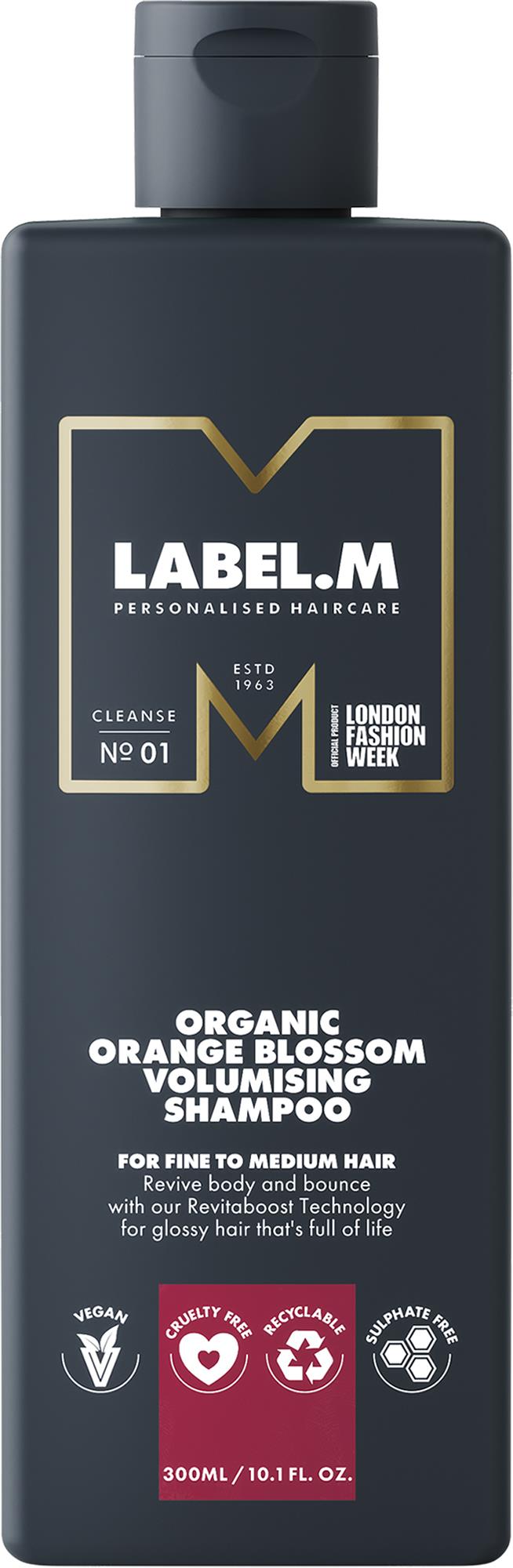 label.m Organic Orange Blossom Volumising Shampoo 300 ml