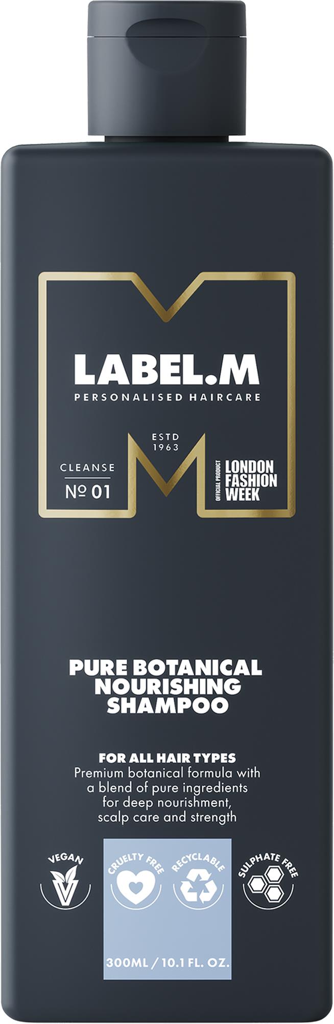 label.m Pure Botanical Natural Nourishing Shampoo 300 ml