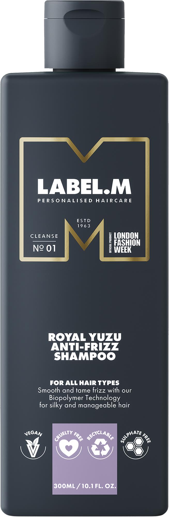 label.m Royal Yuzu Anti-Frizz Shampoo 300 ml
