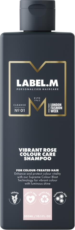 label.m Vibrant Rose Colour Care Shampoo 300ml