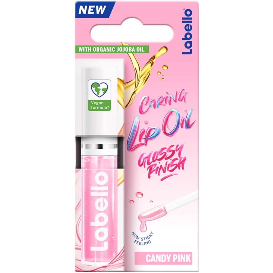 Labello Lip Oil 5,5 ml Candy Pink billede