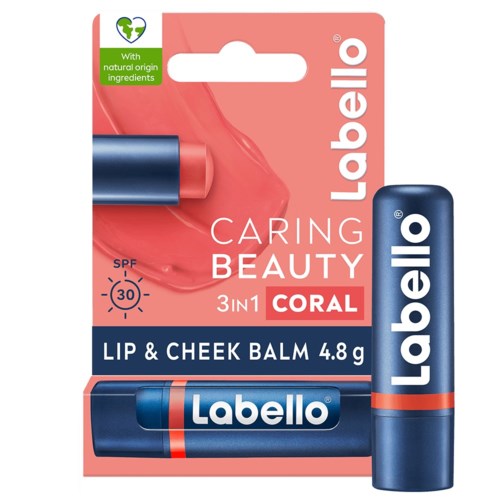 Labello Läppbalsam Caring Beauty Coral-Nude