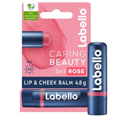 Labello Läppbalsam Caring Beauty Rose-Nude