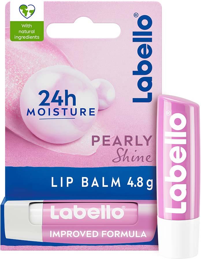 Labello Shine Rosa Labello Pearly Shine Lip Balm 4.8 g | lyko.com
