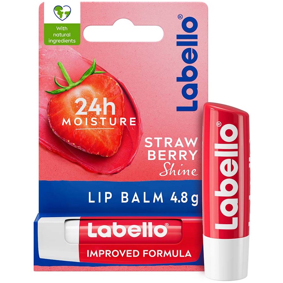 Läs mer om Labello Strawberry Shine Lip Balm
