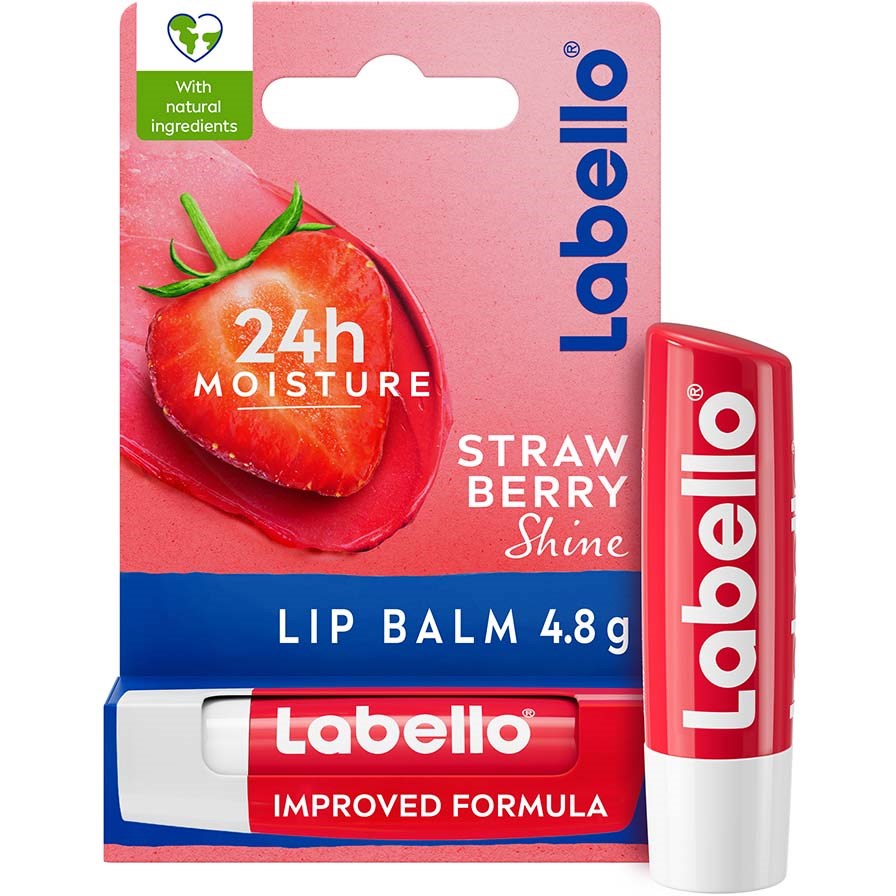 Labello Strawberry Shine Lip Balm 4,8 g billede